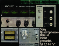 Sony A-Quadrophonie - Catalog 